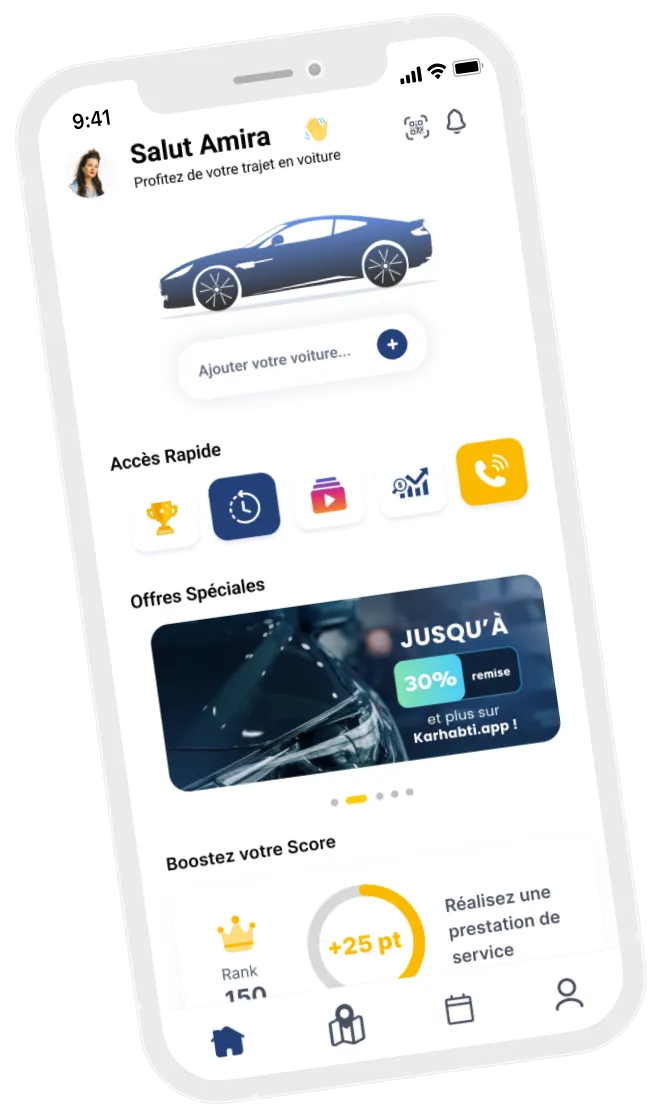Application Karhabti.app sur iPhone